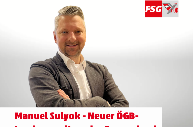 Manuel Sulyok wird Landesvorsitzender im ÖGB Burgenland